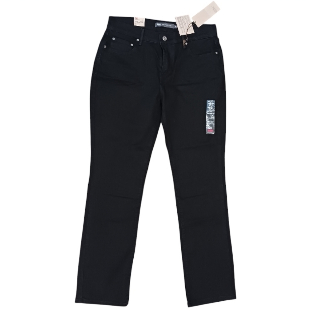 Levi's 505 Straight Leg Soft Black Jeans - Picture 3 of 11